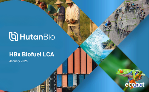 HutanBio's Microalgal Biofuel Production Shown to be Net-Negative in an Independent Life Cycle Assessment by EcoAct