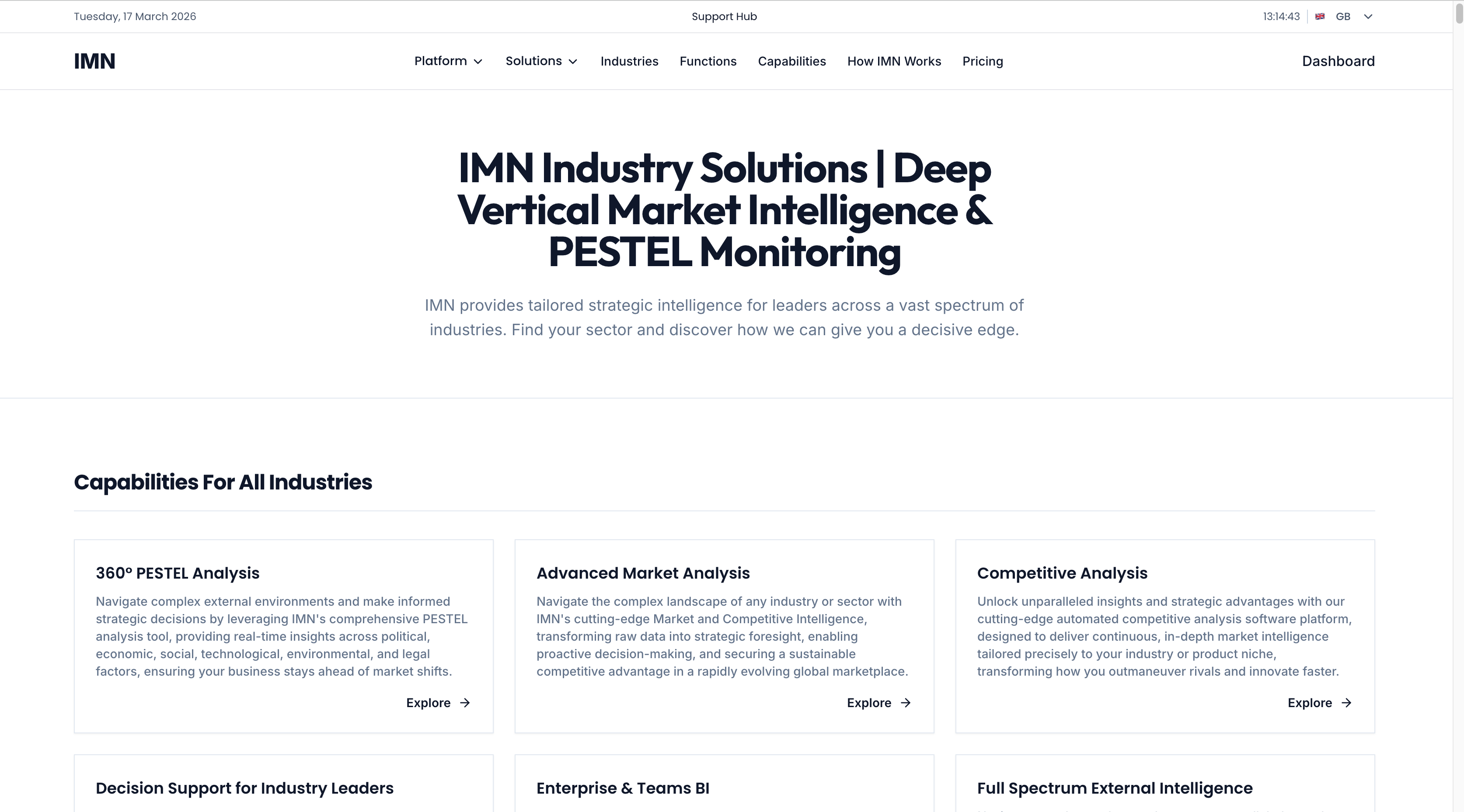 How IMN’s Market Intelligence Tool Was Repurposed Into a Dual-Use National Security Platform