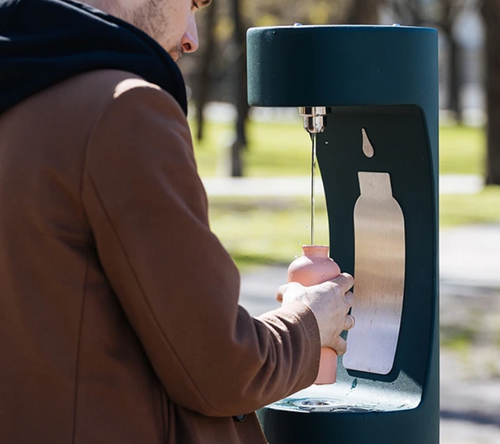 Elkay Outdoor Water Bottle Filling Station