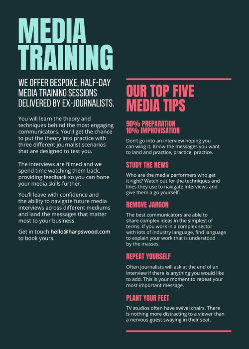 Harpswood Media Training