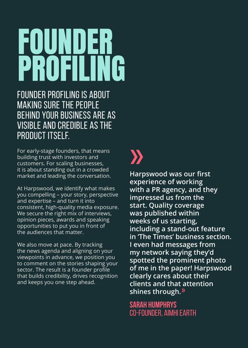 Harpswood Founder Profiling