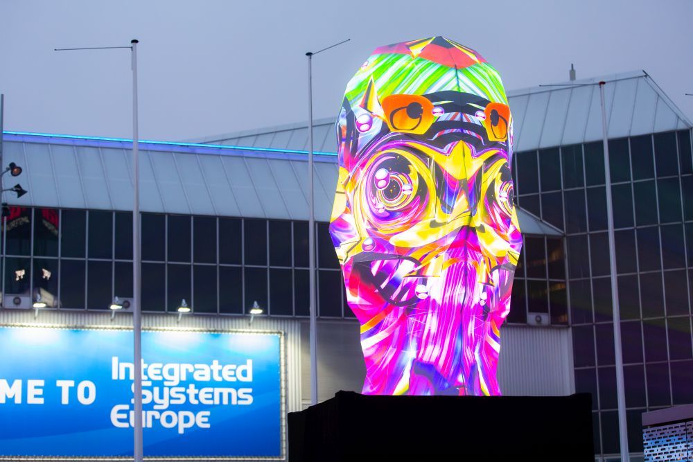 2019 World premiere of Bart Kresa’s Sviatovid sculpture projection mapping 
