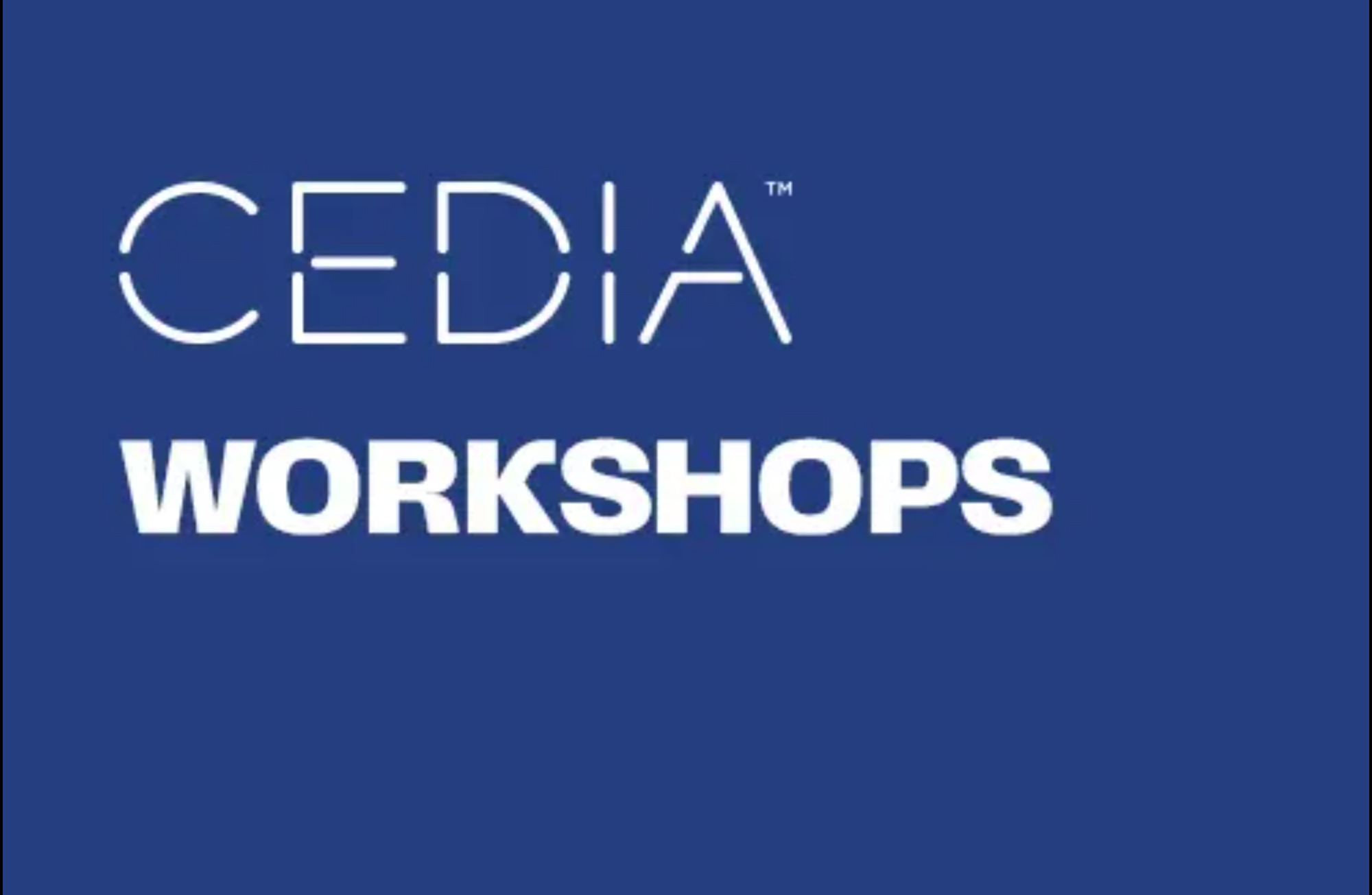 CEDIA Workshop