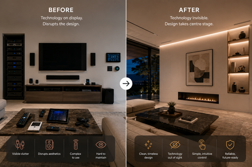 Beautiful homes are hiding more technology than ever