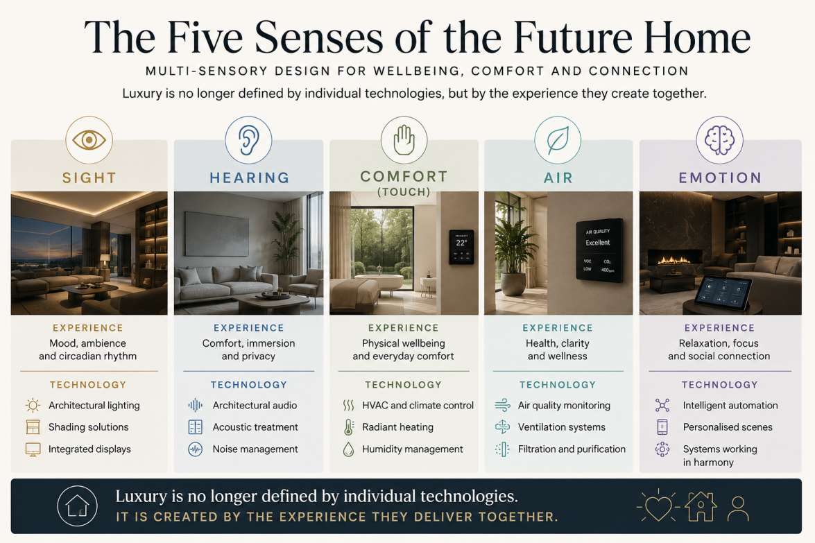 The five senses of the future home