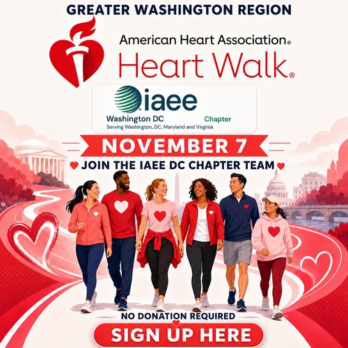 Join IAEE DC Chapter’s Team at the 2026 AHA Heart Walk - Register Now!