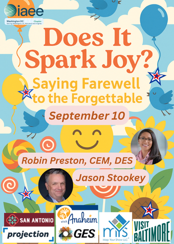Q3 Educational Program - Does It Spark Joy? Saying Farewell to the Forgettable
