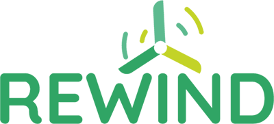 REWIND (Démantèlement, réaffectation et recyclage efficaces pour accroître la circularité des systèmes d'énergie éolienne en fin de vie)