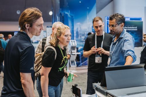 Networking In Expo Hall