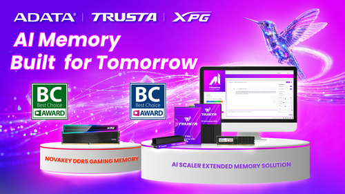 ADATA’s TRUSTA and XPG Win COMPUTEX Best Choice Awards