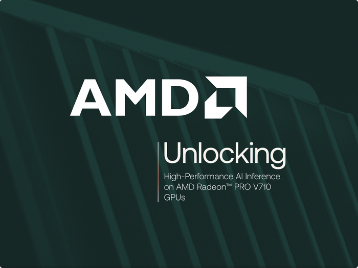 yasp and AMD: Unlocking High-Performance AI Inference on AMD Radeon™ PRO V710 GPUs
