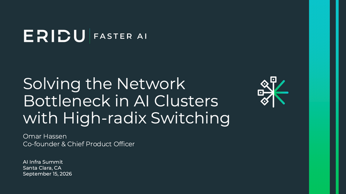 Solving the Network Bottleneck in AI Clusters with High-Radix Switching