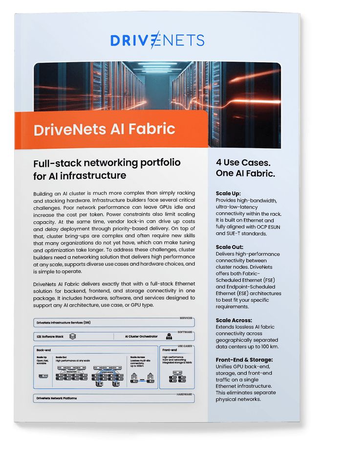 DriveNets AI Fabric