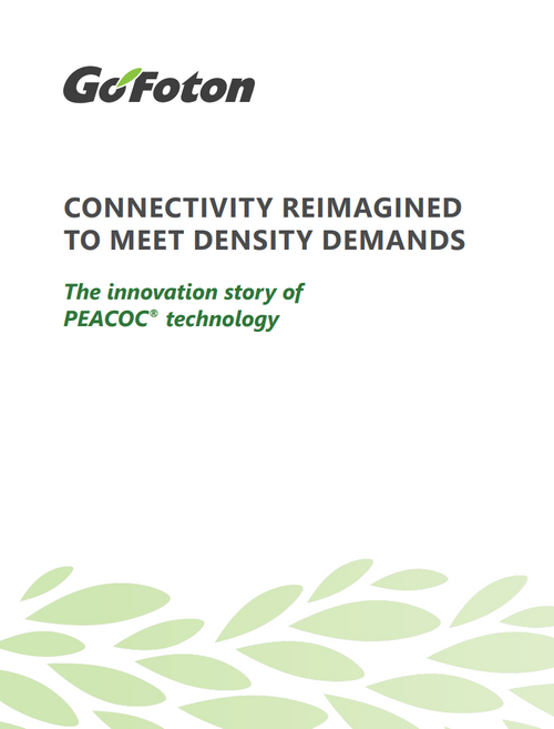 CONNECTIVITY REIMAGINED TO MEET DENSITY DEMANDS: The innovation story of PEACOC® technology