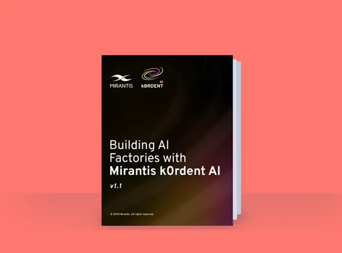 Building AI Factories with Mirantis k0rdent AI