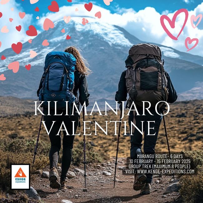 Kilimanjaro Valentine Trek (6 Days Marangu)