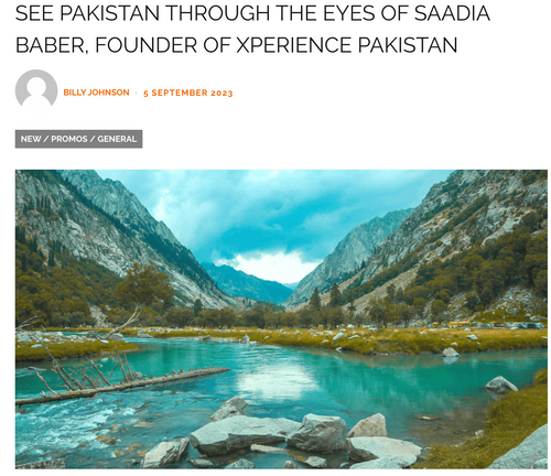 See Pakistan Through My Eyes