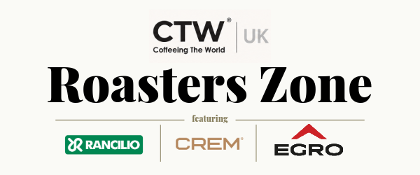 CTW-UK Roasters Zone featuring Rancilio, Crem and Egro