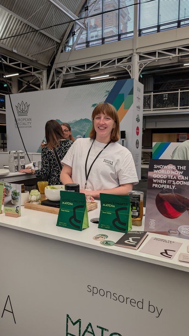 A matcha tasting at the ESTA Speciality Tea Hub