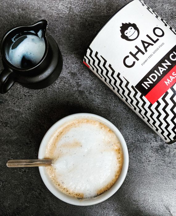 CHALO Award-winning Masala Chai Latte - Indian Vegan Chai - Black Assam tea - 25 servings/300g