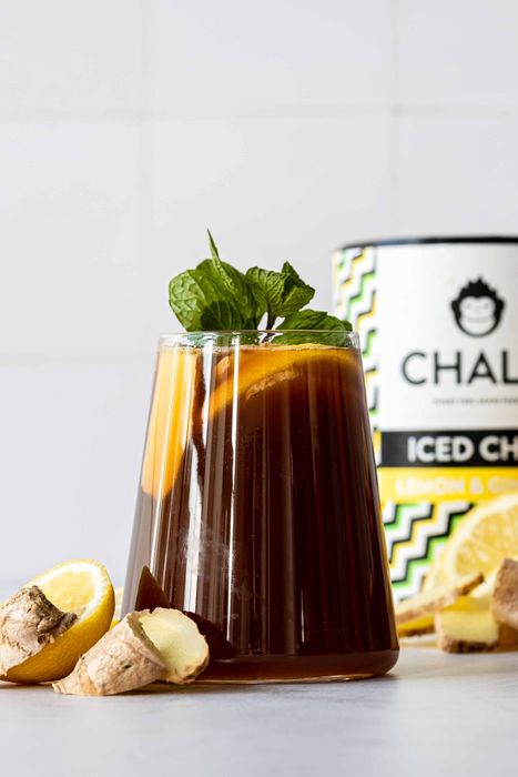 CHALO Lemon-Ginger Iced Chai - Vegan Lemon & Ginger Iced Tea - 1KG
