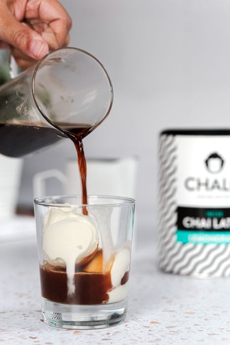 CHALO Lemongrass Chai Latte - Indian, Vegan, Lemongrass Chai - Black Assam Tea - 25 servings/300g
