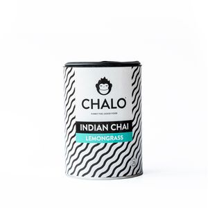 CHALO Lemongrass Chai Latte - Indian, Vegan, Lemongrass Chai - Black Assam Tea - 25 servings/300g