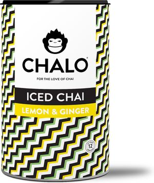 CHALO Lemon-ginger Iced Chai - Vegan Lemon & Ginger Iced Tea - Black Assam tea - 300g
