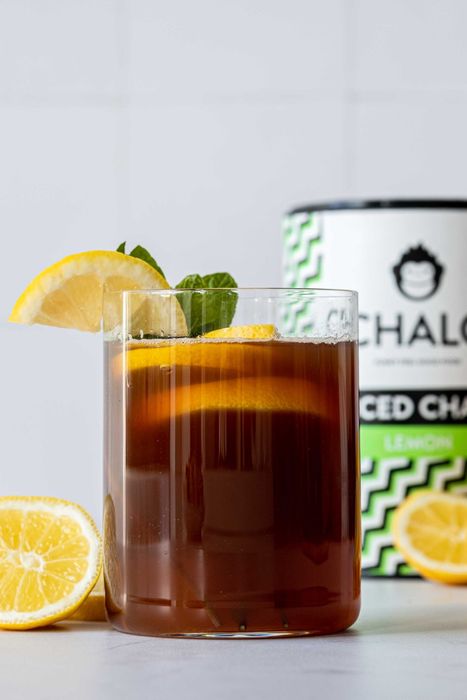 CHALO Lemon Iced Chai - Vegan Lemon Iced Tea - Black Assam Tea - 300g