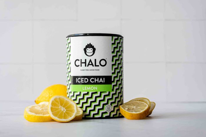 CHALO Lemon Iced Chai - Vegan Lemon Iced Tea - Black Assam Tea - 300g