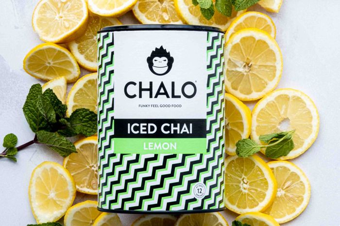 CHALO Lemon Iced Chai - Vegan Lemon Iced Tea - Black Assam Tea - 300g