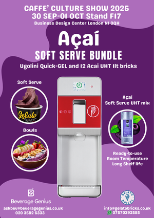 Acai, Frozen Coffee and Matcha