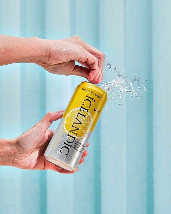 Sparkling Sicilian Lemon Mineral Water Can 330ml
