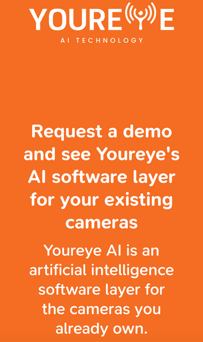 Youreye AI Software makes your existing CCTV cameras smarter in real-time