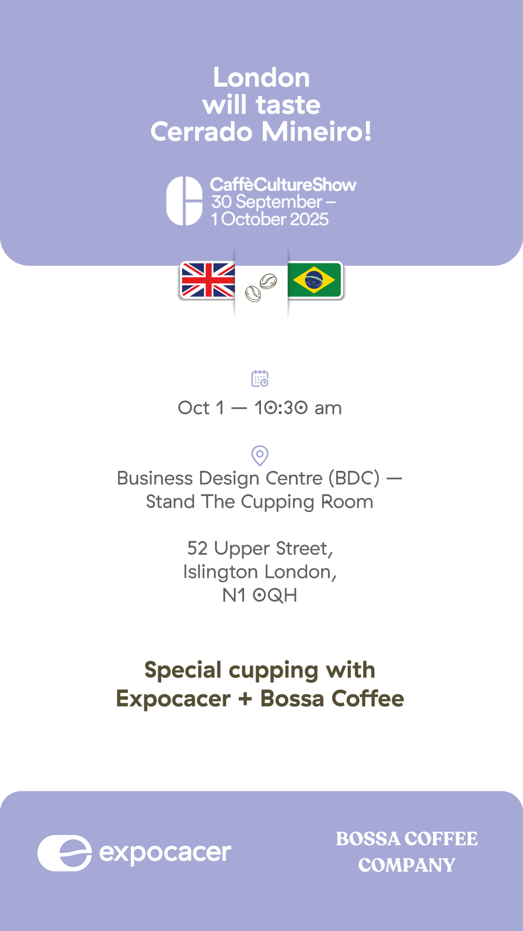 Cover image -  Bossa Coffee