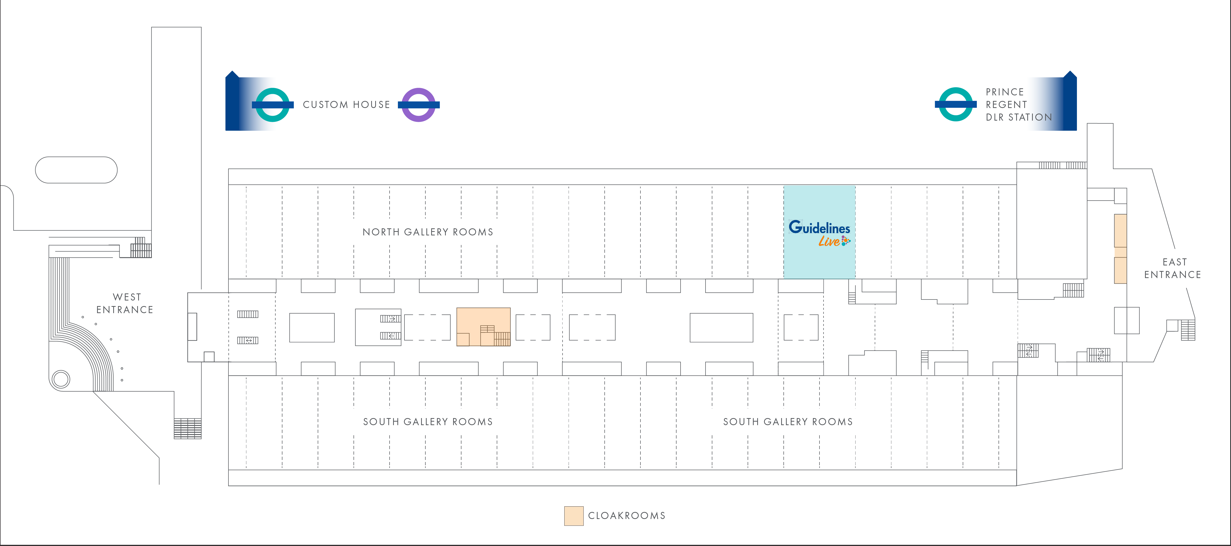 Cloakroom map location