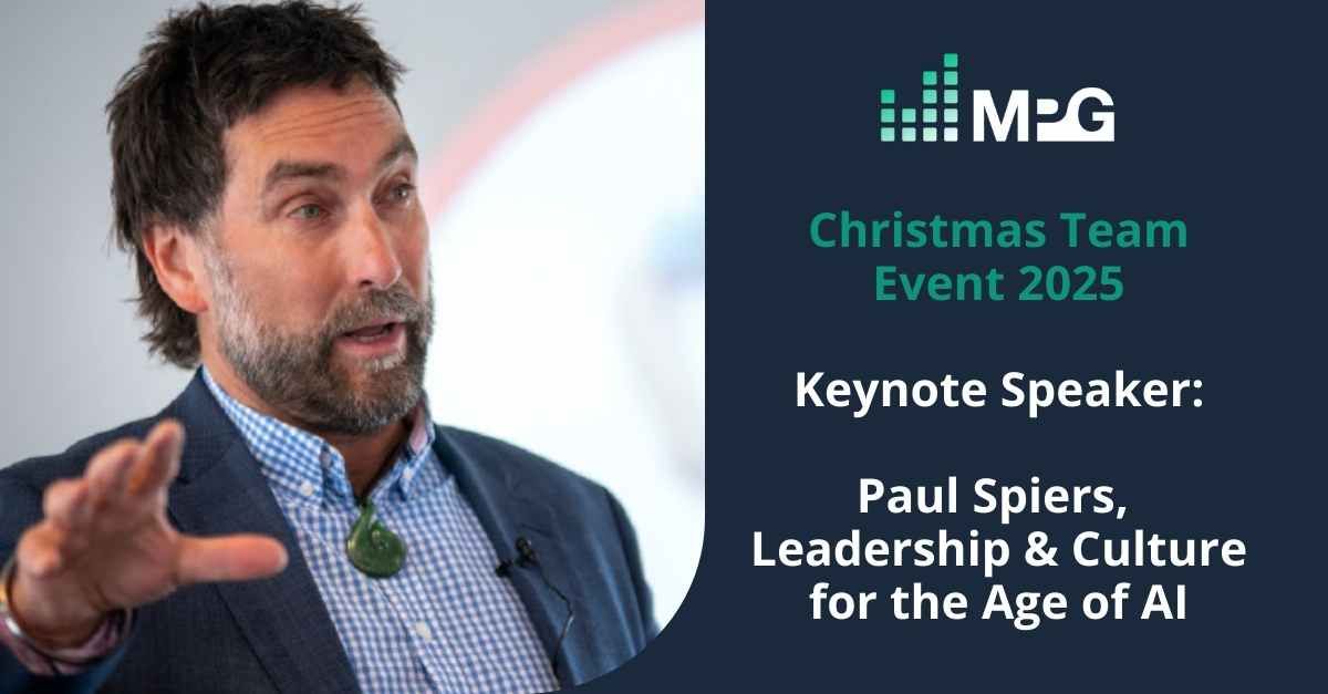 Paul Spiers MPG Christmas party keynote speaker