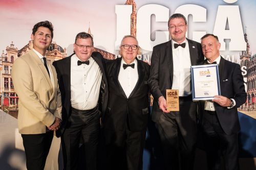 In recognition of Outstanding Services to TCCA Harald Ludwig