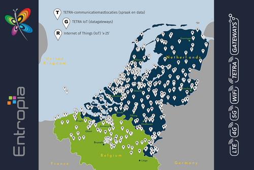Secure TETRA and Hybrid TETRA / Broadband two-way voice and data network