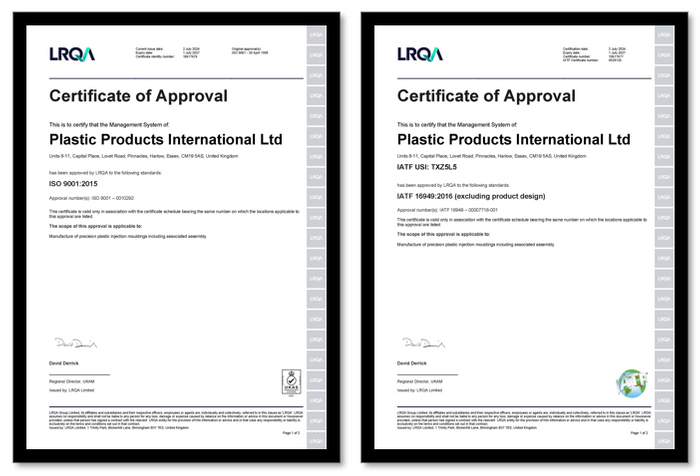 PPi Receives Re-certification for ISO 9001:2015 and IATF 16949:2016