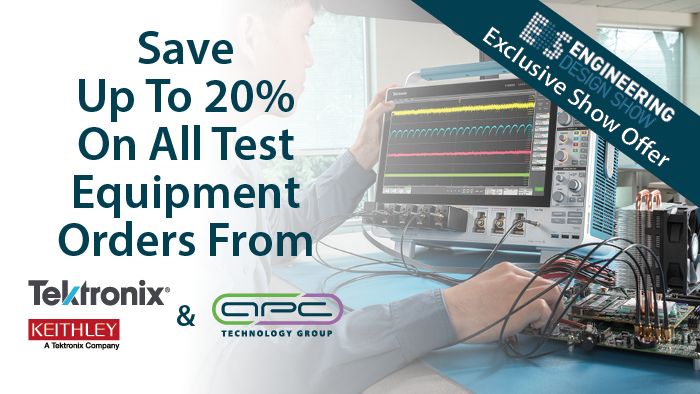 Save up to 20% on Tektronix Test Solutions from APC Technology Group