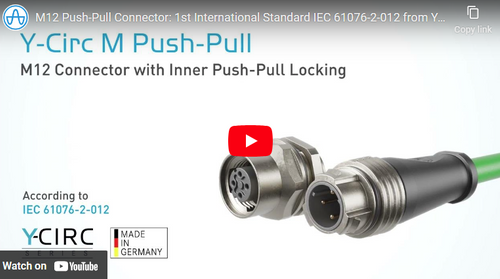 M12 Push-Pull Connector: 1st International Standard IEC 61076-2-012