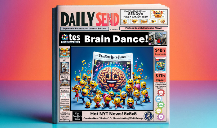 Brain Dance! Hot NYT News:  The New 5x5x5 Models of Neuroscience To Music Making Well-Beings