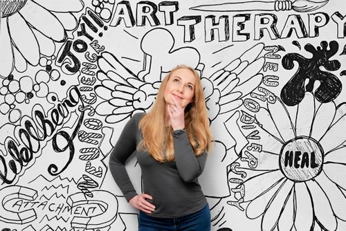 Rachel Oxborough - ColourMeIn Wellbeing CIC MA Art Psychotherapist, HCPC. BAAT.