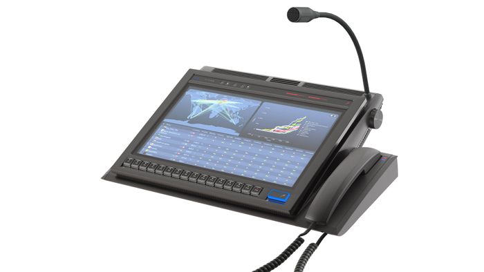 Voice Communication Dispatching Device - 15.6'' Touchcomputer with Integrated Intercom and Programmable Keys