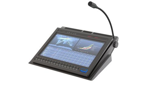 Voice Communication Dispatching Device - 15.6'' Touchcomputer with Integrated Intercom and Programmable Keys