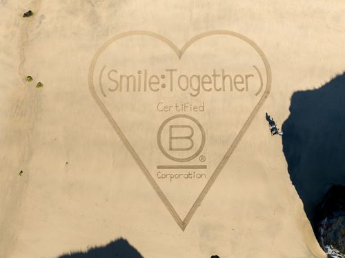 Smile Together is a certified B Corp We’re all about making a sustainable difference and tackling oral health inequality