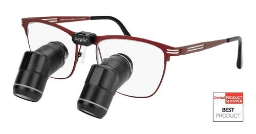 Truly ergonomic loupes up to 10.5x