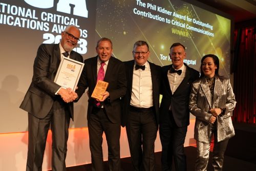 The Phil Kidner Award for outstanding contribution to critical communications