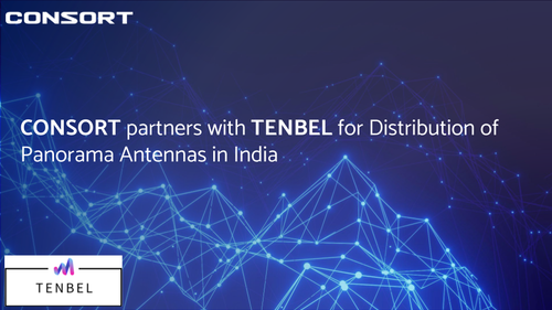 CONSORT appoints TENBEL as sales partner for the distribution of Panorama Antennas in India